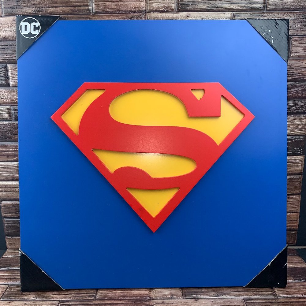 Superman Wood Wall ART 18” x 18”